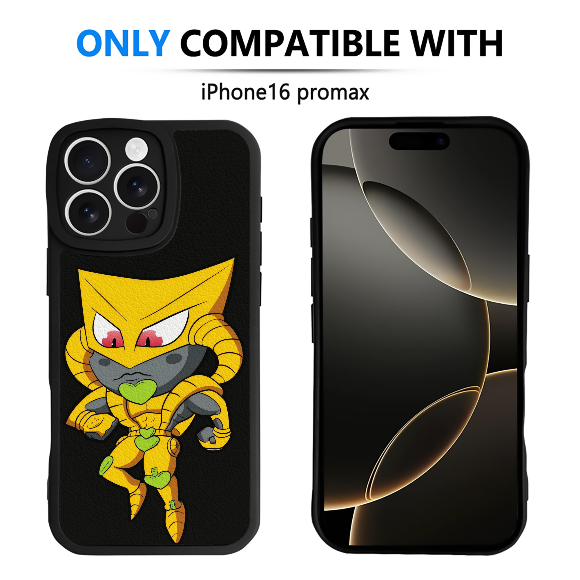 （画像用） ジョジョの奇妙な冒険 ディオ?ブランドー JoJo's Bizarre Adventure Dio Brando 【iPhone 16シリーズ対応】シリコンスマホケース（レザー調） 材質：シリコン